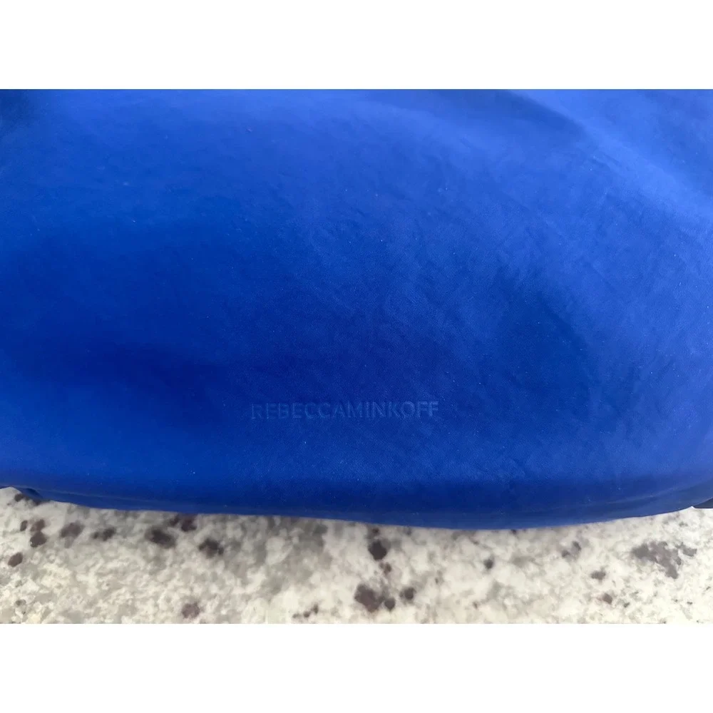 Nwt Rebecca Minkoff large bright blue nylon hobo bag